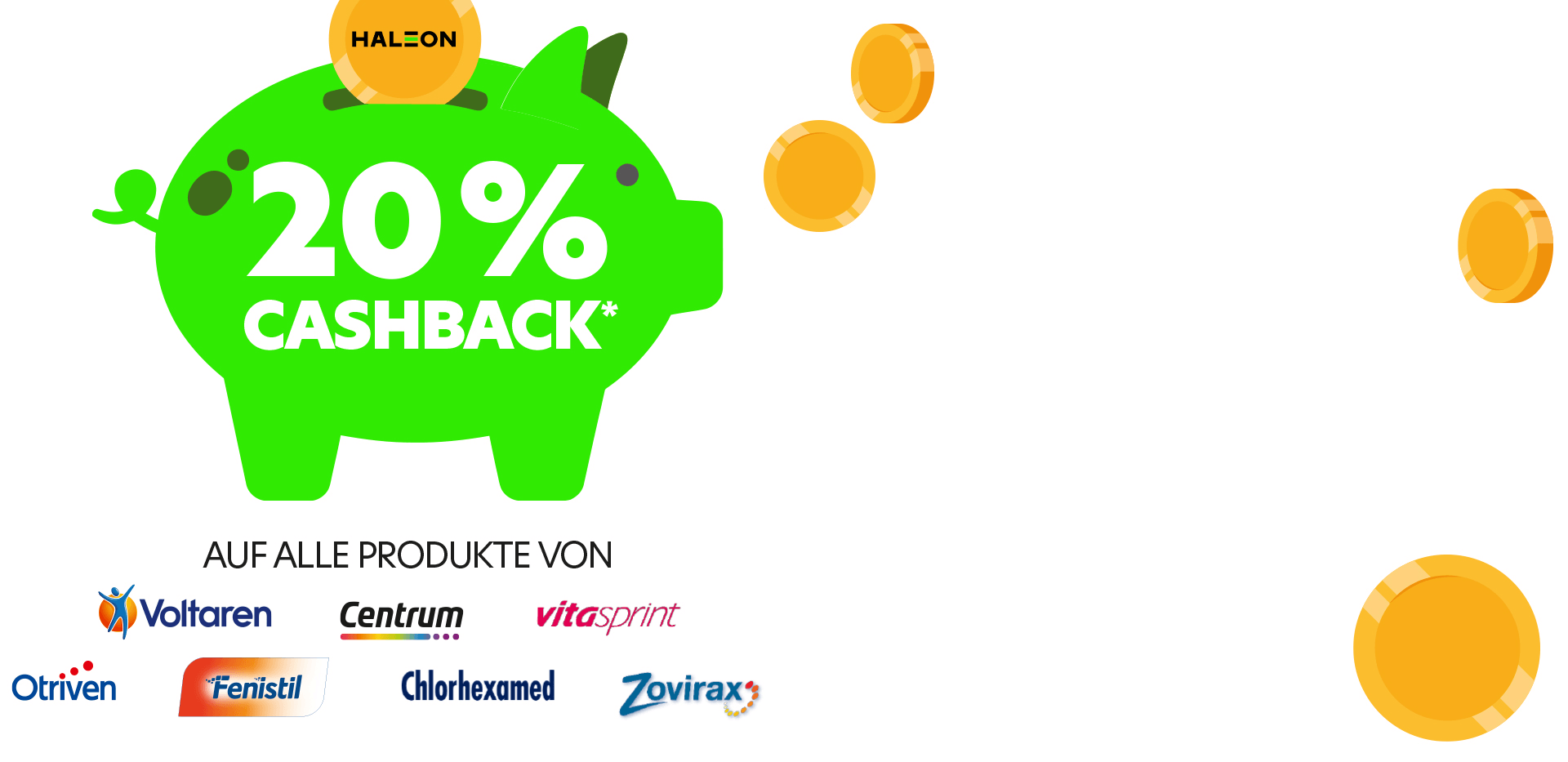 Große Cashback Aktion - 20 %